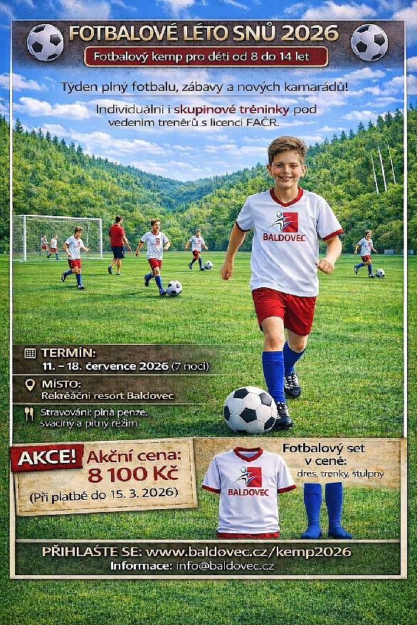 LETNÍ DĚTSKÝ FOTBALOVÝ KEMP