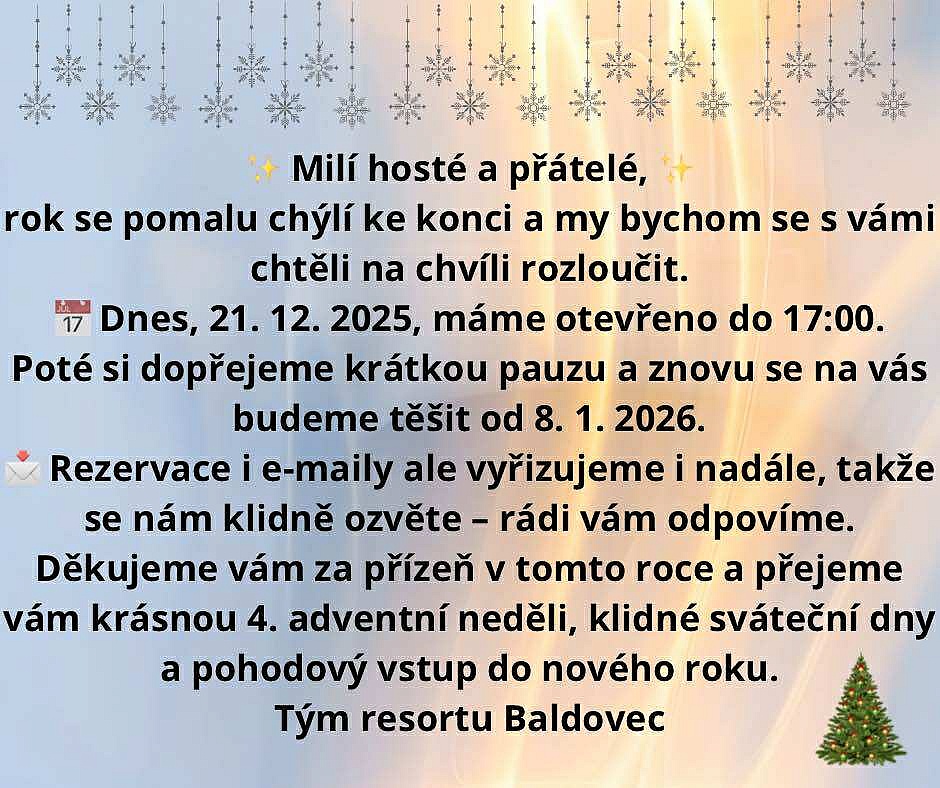 Krásné a klidné Vánoce